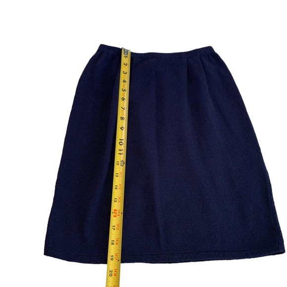 Don Sayres For Wellmore Navy Blue Skirt size 4 - Picture 12 of 16